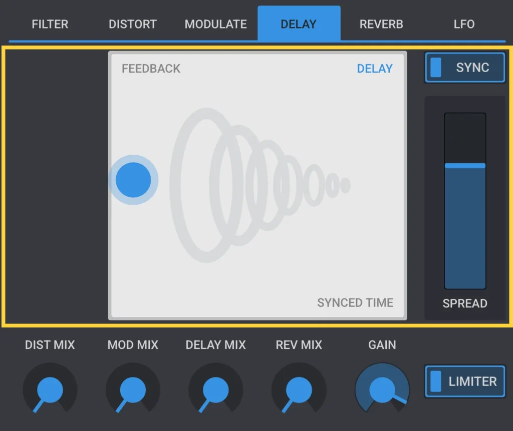 Elastic OSC delay